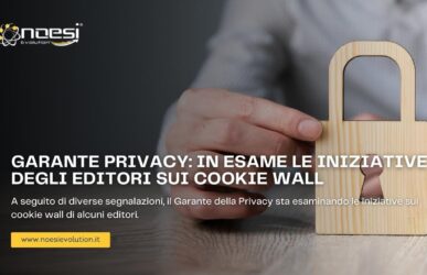 Garante Privacy: in esame le iniziative degli editori sui cookie wall