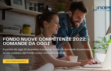 Fondo Nuove Competenze 2022: domande da oggi